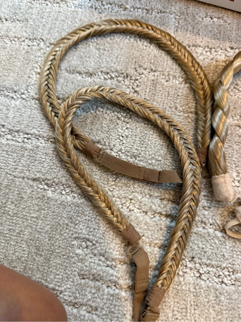 Set of 3 Braided Hair Headbands – Blonde/Golden Tones